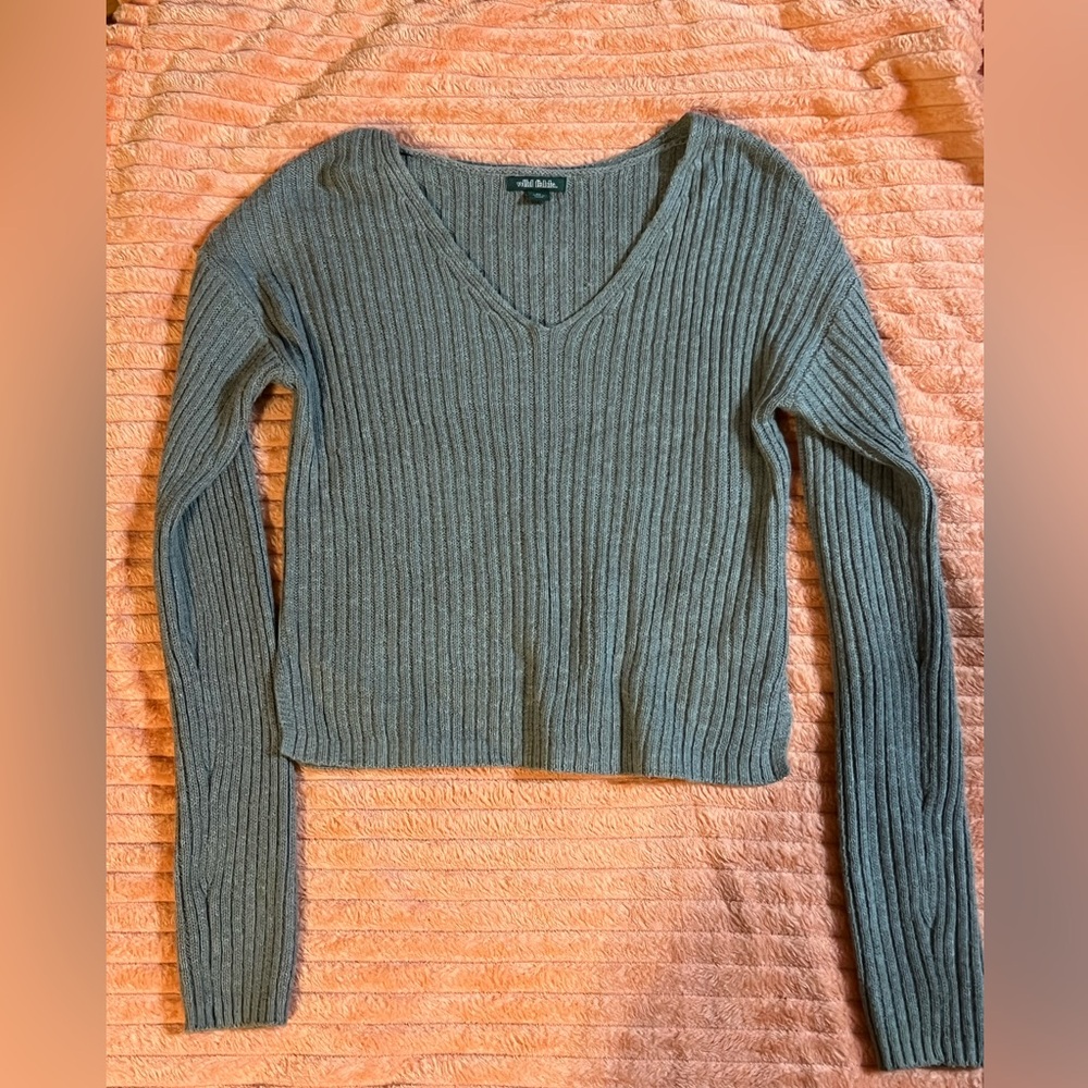 Girls sweater gray size XS
